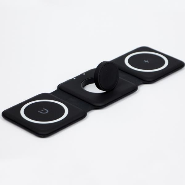 Prodotti Bulk TAP 3IN1 COMPATIBILE MAGSAFE 15W BK